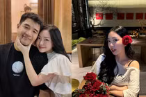 Bà xã Hà Đức Chinh đẹp xuất sắc sau hơn 2 tháng sinh con