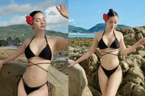 Phương Trinh Jolie “đốt cháy” MXH với loạt ảnh bikini nóng bỏng trên biển