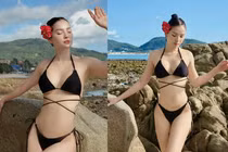 Phương Trinh Jolie “đốt cháy” MXH với loạt ảnh bikini nóng bỏng trên biển