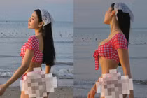 “Nữ thần phòng gym” khoe dáng cực phẩm sau một mùa Tết