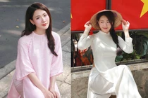 Hot girl Hải Phòng diện áo dài khoe nét đẹp dịu dàng
