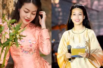 Nữ MC nhan sắc xinh như hoa hậu, giọng nói truyền cảm đốn tim