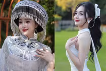 Cô dâu Nùng 22 tuổi khiến MXH xôn xao vì nhan sắc cực phẩm