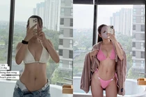 Vợ Đặng Văn Lâm khoe vóc dáng đỉnh chóp như thời son rỗi