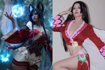 Nữ MC game cosplay tướng Liên Minh Huyền Thoại đầy ma mị, cuốn hút