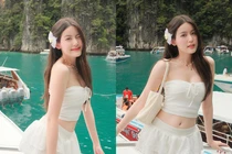 “Bạn gái” HIEUTHUHAI đăng ảnh du lịch, khoe làn da trắng tựa bông bưởi