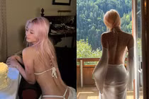 Nữ streamer gốc Việt diện mốt không nội y, khoe lưng trần gợi cảm