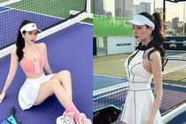Loạt hot girl Việt làm tân binh gia nhập trào lưu Pickleball 
