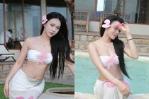 Bạn gái tiền đạo Nhâm Mạnh Dũng diện bikini khoe dáng cực nuột
