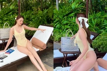 Chị gái Thiều Bảo Trâm “đẹp không tì vết” khi diện bikini khoe dáng