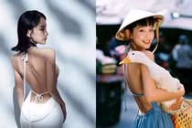 Hot girl “Đi giữa trời rực rỡ” khoe lưng trần làm người ngắm u mê