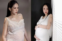 Tháng cuối thai kỳ, "nữ rich kid" Joyce Phạm chăm chỉ làm điều này