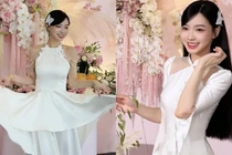 Netizen xuýt xoa trước nhan sắc nàng dâu từng là “hot girl ảnh thẻ“