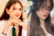 Em gái của nam thần bóng đá tuổi 17 cao m7, visual hút hồn