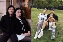 Đoàn Văn Hậu tận hưởng bên gia đình