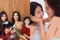 Hai con gái Hoa hậu Như Vân được dự đoán mỹ nhân tương lai