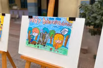 Xúc động trước loạt tranh “bảo vệ chó mèo” của học sinh tiểu học