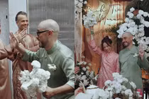 Đám cưới độc lạ rước dâu bằng Metro gây xôn xao mạng xã hội