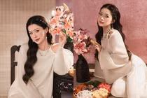 Rich kid Chao đốn tim với vẻ đẹp sương mai trong ảnh tết sớm