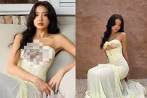 Diện outfit hở chân ngực, Huyền 2k4 phô diễn body cực nuột