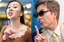 Loạt người nổi tiếng đu trend “nín” của bé Sữa, mỗi người một vẻ