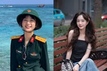 Nữ quân nhân có nụ cười tỏa nắng khiến người đối diện “rụng tim”