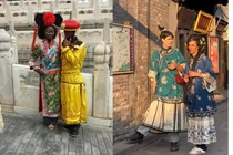 Loạt ảnh các “anh Tây” nhập gia tùy tục khiến người xem thích thú