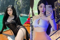 Hot girl Hà Thành sở hữu gương mặt học sinh, thân hình phụ huynh