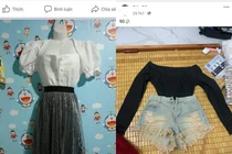 Phẫn nộ cô gái đi xin quần áo từ thiện về để bán