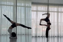 Sĩ Thanh hút mắt với những động tác múa cột điêu luyện khó cưỡng