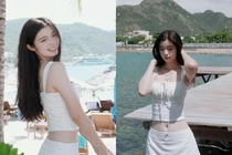 “Hot girl quân nhân” trong lễ diễu binh hóa nàng thơ bên bạn trai