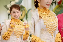 Cô dâu “hot nhất” Đồng Tháp với của hồi môn hơn 1000 cây vàng