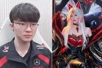 Nữ streamer cosplay Ahri Huyền Thoại Bất Tử của Faker cực gợi cảm