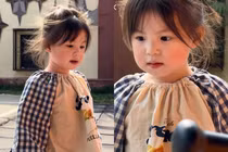 Em bé quốc dân khiến netizen tan chảy với khoảnh khắc ngoan xinh yêu