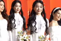 Ái nữ nhà Quyền Linh khoe visual cực đỉnh trên thảm đỏ WeChoice Awards 