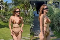 Em gái Công Vinh mở màn đường đua bikini khoe dáng chào hè