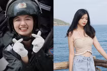 Hình ảnh đời thường của nữ chiến sĩ đang viral khắp mạng xã hội