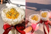 Mạng xã hội xôn xao “bó hoa vàng” tặng chị em ngày 20/10