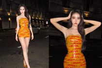 Gái xinh Thái Lan 3.7 triệu fan đu trend váy quấn băng keo 