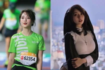 Tham gia giải chạy, gái xinh khiến nhiều người truy tìm danh tính