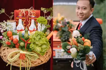 Đám cưới Bình Định viral khắp MXH vì trang trí bằng... rau củ