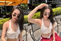 Hot girl Ngọc Thảo khoe loạt ảnh phơi nắng với giao diện “girl phố”