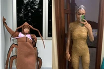 Màn hóa trang Halloween “có một không hai” khiến netizen phát hoảng