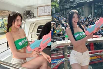 Mỹ nhân Hàn diện đồ táo bạo “quẩy” hết mình tại Songkran Thái Lan