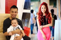 Chí Anh tười cười bế con trai vợ chồng Khánh Thi - Phan Hiển