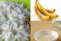 Tự làm dấm ăn từ cơm thừa và chuối 