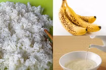Tự làm dấm ăn từ cơm thừa và chuối 