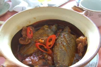 Cá rô đồng nướng kho tương