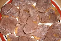 Thịt bắp bò ngâm nước mắm ớt tiêu xanh