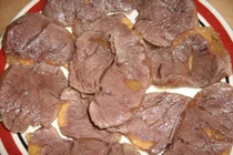 Thịt bắp bò ngâm nước mắm ớt tiêu xanh